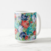 Vibrant Garden Symphony Kaffeetasse (VorderseiteRechts)