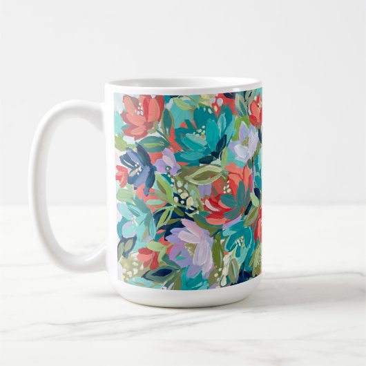 Vibrant Garden Symphony Kaffeetasse (Links)