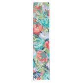 Vibrant Garden Symphony Kurzer Tischläufer (Vorderseite)
