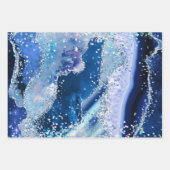 Vibrant Gemstone Marble Agate Patterns Geschenkpapier Set (Vorderseite 2)