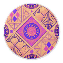 Vibrant Geometric Art Deco