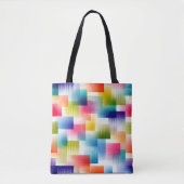 Vibrant Geometric Color Blocks with Soft Gradient  Tasche (Vorderseite)