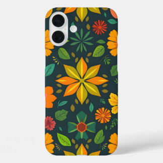 Vibrant Geometric iPhone16 Case - farbenfrohe Samp