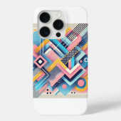 Vibrant Geometric iPhone Cover |Slim & Unique Look (Rückseite)
