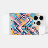 Vibrant Geometric iPhone Cover |Slim & Unique Look (Rückseite (Horizontal))
