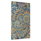 Vibrant Geometric Paisley Abstrakt Klemmbrett (Rechts)