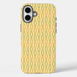 Vibrant geometric pattern with hexagonal shapes  iPhone 16 plus hülle