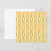 Vibrant geometric pattern with hexagonal shapes  dankeskarte (Vorne/Hinten)