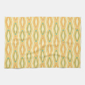 Vibrant geometric pattern with hexagonal shapes  geschirrtuch (Horizontal)