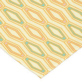 Vibrant geometric pattern with hexagonal shapes  kurzer tischläufer (Ecke)