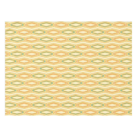 Vibrant geometric pattern with hexagonal shapes  tischdecke (Vorderseite (Horizontal))