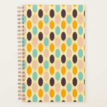 Vibrant geometric pattern with rows of octagonal s