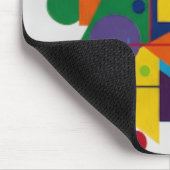 Vibrant Geometric Symphony Mousepad (Ecke)