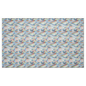 Vibrant Geometric Wave Mosaic Stoff (Fat Quarter (45,7 x 55,9 cm))