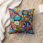 Vibrant Geometry Cushion Kissen (Decke)