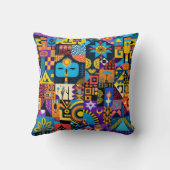Vibrant Geometry Cushion Kissen (Rückseite)