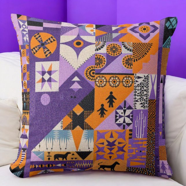 Vibrant Geometry Cushion Kissen (Von Creator hochgeladen)