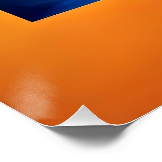 Vibrant Geometry Poster (Ecke)