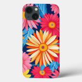 Vibrant Gerbera Daisies Blume Pflanze Case-Mate iPhone Hülle (Rückseite)