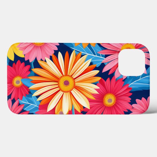 Vibrant Gerbera Daisies Blume Pflanze Case-Mate iPhone Hülle (Rückseite (Horizontal))