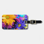 Vibrant Gerbera Daisy Bouquet Gepäckanhänger (Vorderseite horizontal)