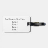 Vibrant Gerbera Daisy Bouquet Gepäckanhänger (Rückseite horizontal)