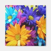 Vibrant Gerbera Daisy Bouquet Magnet (Vorne)