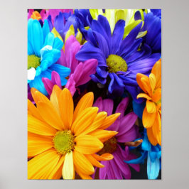 Vibrant Gerbera Daisy Bouquet Poster