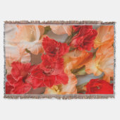 Vibrant Gladiolus flowers Decke (Vorderseite)