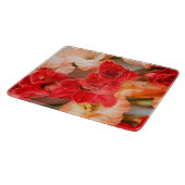 Vibrant Gladiolus flowers Schneidebrett (Ecke)