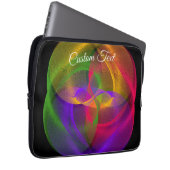 Vibrant Glossy Finish Geometric Laptop Case (Vorne Rechts)