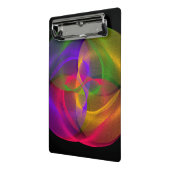 Vibrant Glossy Finish Geometric Mini Clipboard Klemmbrett (Gewinkelt2)