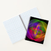 Vibrant Glossy Finish Geometric Notebook Notizblock (Innenseite)