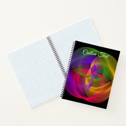 Vibrant Glossy Finish Geometric Notebook Notizblock (Innenseite)
