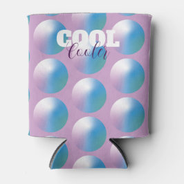 Vibrant gradient circles Geometric Modern Blue. Dosenkühler