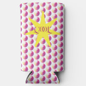 Vibrant gradient pearl circles. selters dosenkühler (Vorderseite)