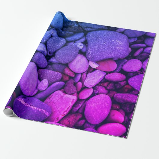 Vibrant Gradient Stones Photography Geschenkpapier (Ungerollt)