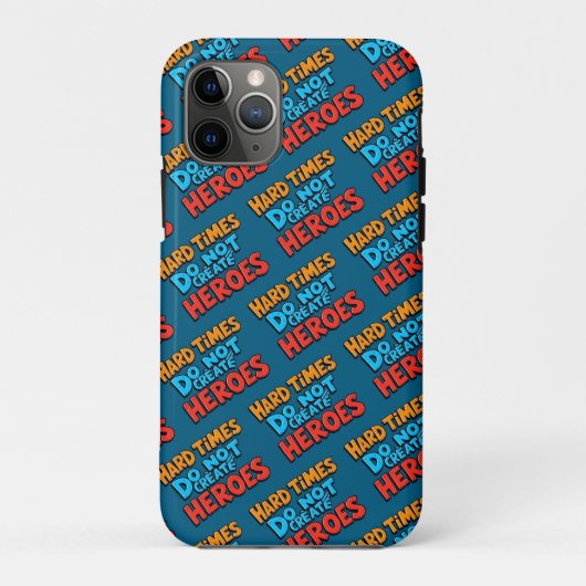 Vibrant Gradient Typographical Create Heroes Case-Mate iPhone Hülle (Rückseite)