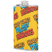 Vibrant Gradient Typographical Create Heroes Flachmann (Links)