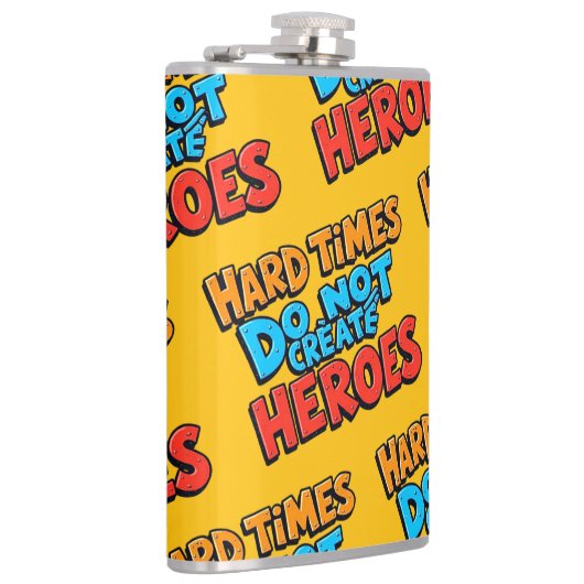 Vibrant Gradient Typographical Create Heroes Flachmann (Rechts)