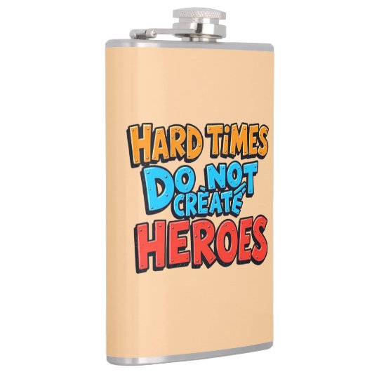 Vibrant Gradient Typographical Create Heroes Flachmann (Rechts)