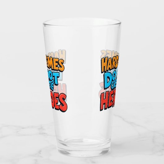 Vibrant Gradient Typographical Create Heroes Glas (Links)