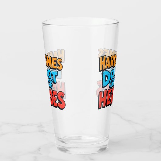 Vibrant Gradient Typographical Create Heroes Glas (Rechts)