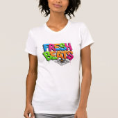 Vibrant Graffiti Fresh Beats DJ Turntable T-Shirt (Vorderseite)