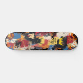Vibrant Graffiti Inspiriert mit feiner Abstrakter Skateboard (Horizontal)