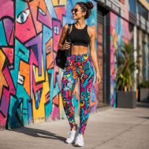 Vibrant Graphic Graffiti Inspiriert