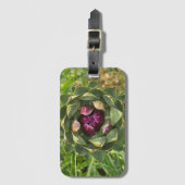 Vibrant Green and Purple Tuscan Artichoke Gepäckanhänger (Vorderseite Vertikal)