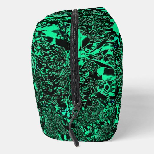 Vibrant Green Monogram Toiletry Bag Waschbeutel (Rechts)