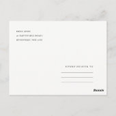 VIBRANT GREEN WATERCOLOR ERFOLGREICH DANKE POSTKARTE (Rückseite)