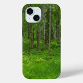 Vibrant Green Woodland iPhone Case (Rückseite)